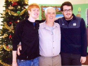 Crespi Men together during visit